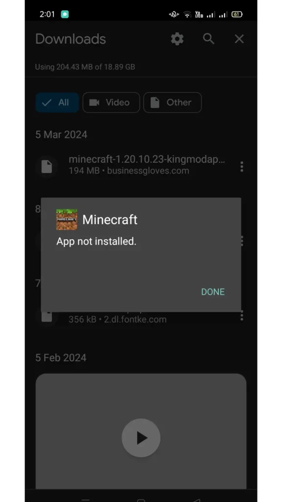 downloading process 5