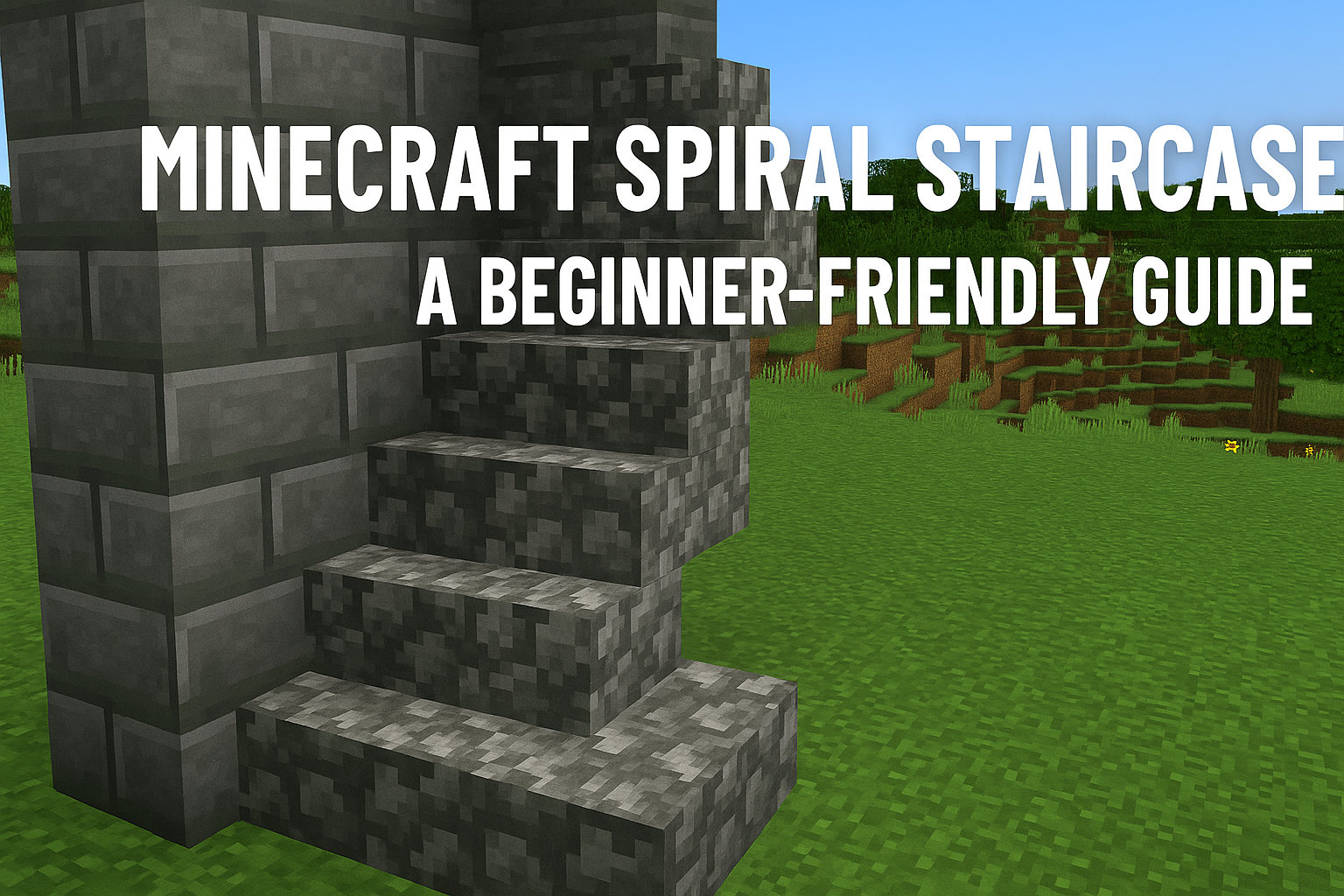 Minecraft Spiral Staircase